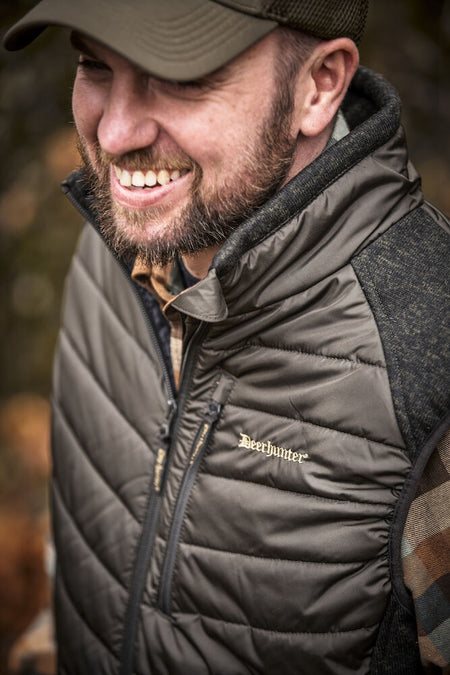 Deerhunter Moor Padded Waistcoat Body Warmer Brown Leaf