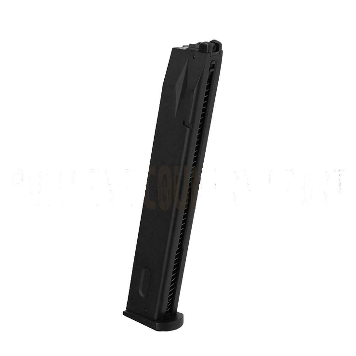 WE M9 Pistol Magazine Green Gas Extended 50rd