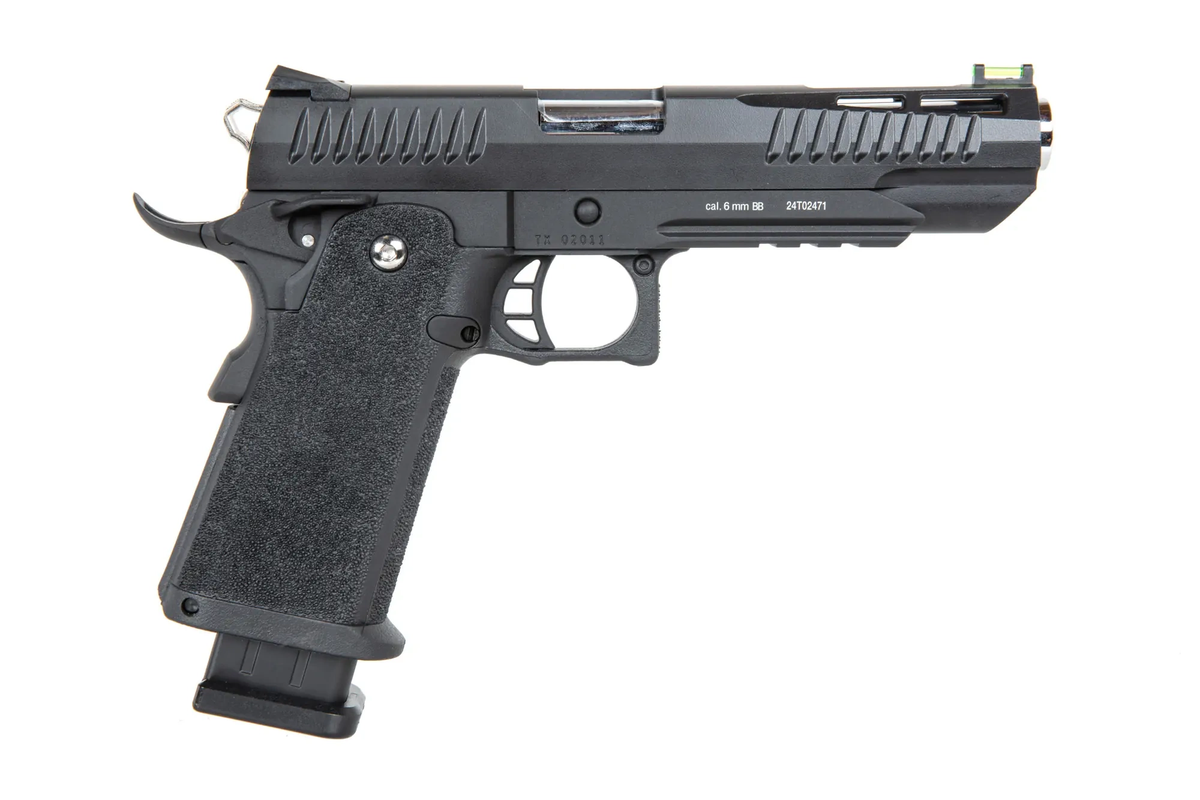 Modify Trinity Hi-Capa 5.1 Airsoft Pistol Nylon slide Green Gas Black