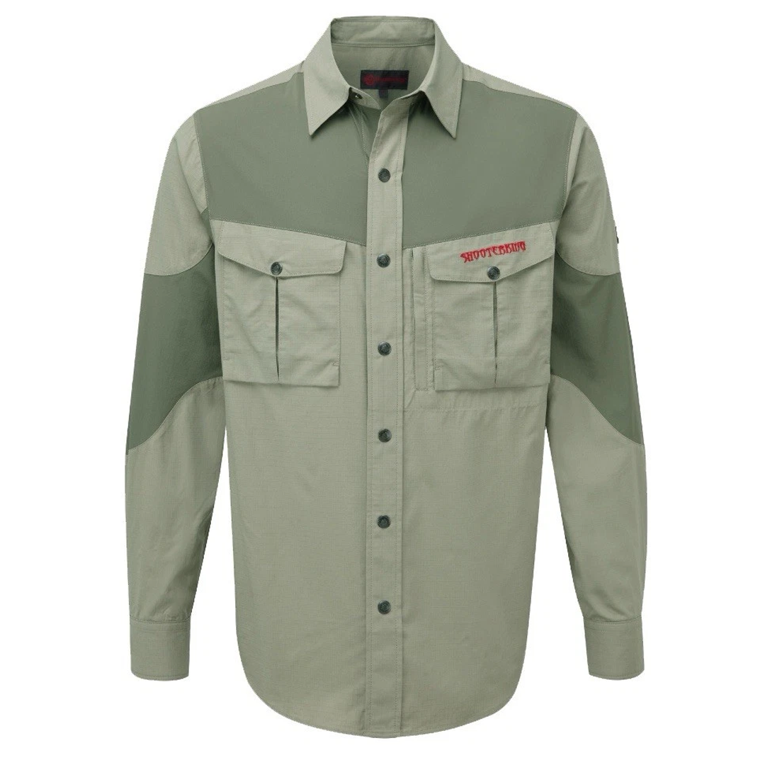 ShooterKing Mens Bamboo Anti-Zect Shirt Sand