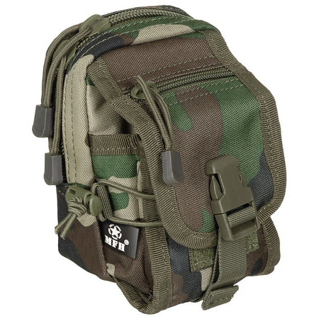 Army EDC Multi Use Utility Pouch Belt Or Vest Pouch Molle Woodland Camo