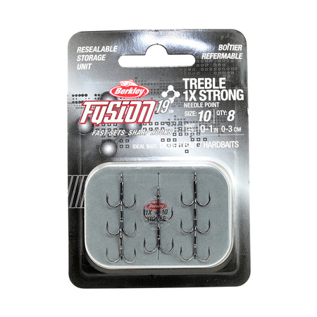 Berkley Fusion19 Treble 1x Strong Needle Point Hooks