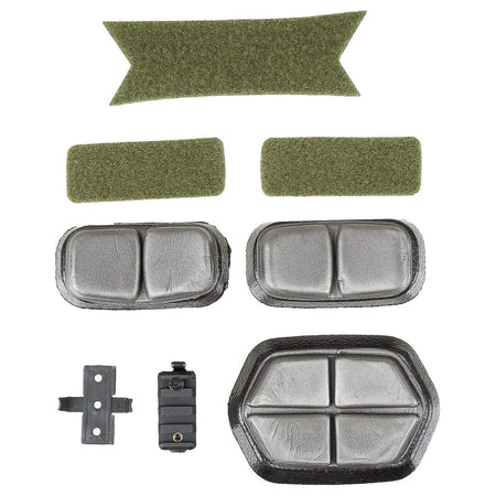 MFH Airsoft FAST Helmet Paratroopers Style Rails Lightweight ABS Green