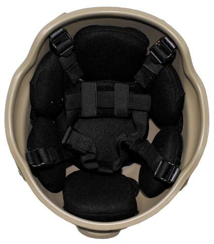 MFH Airsoft MICH 2002 Style Helmet Rails Lightweight ABS Coyote