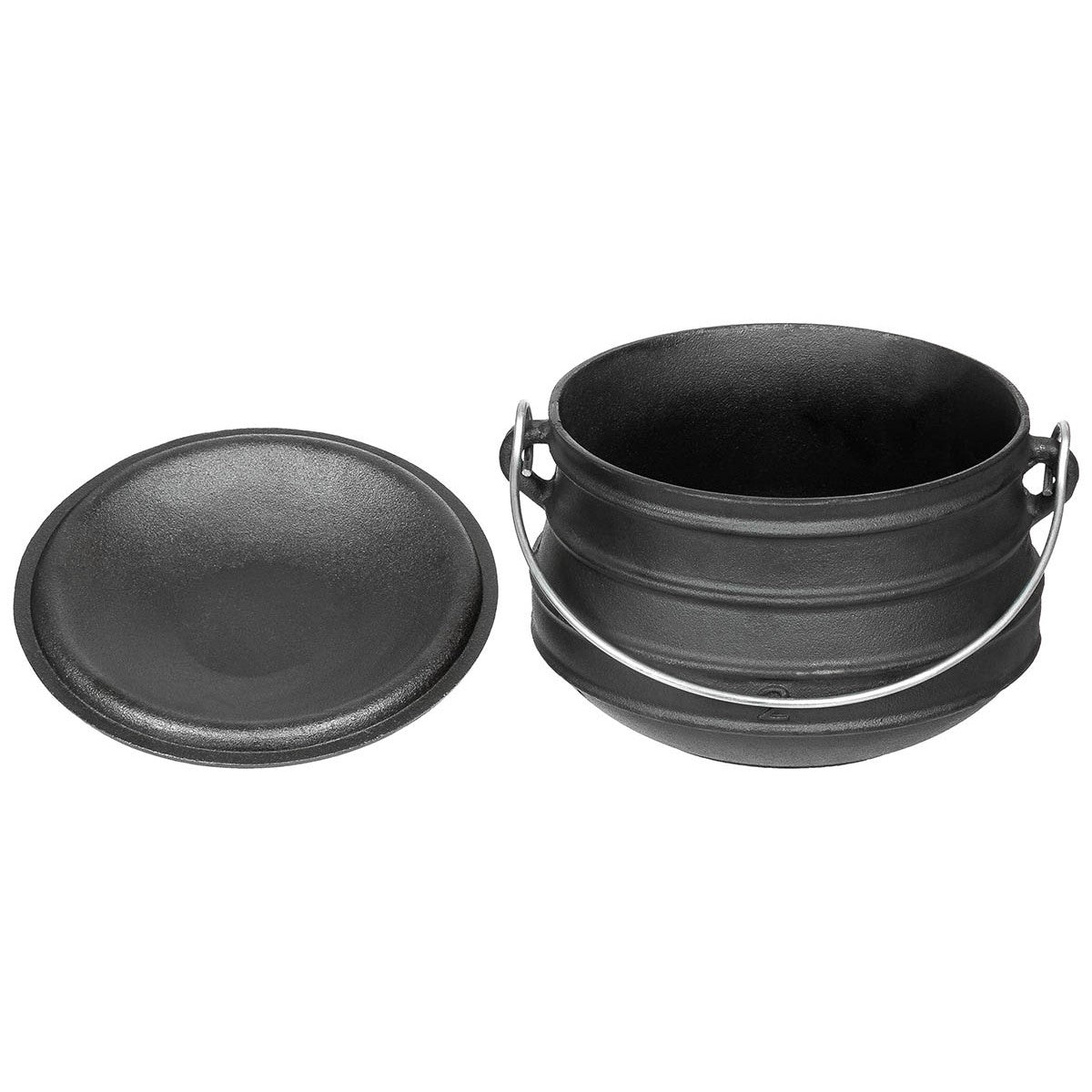 Fox Outdoors Cast Iron Fire Camping Cooking Pot Oven 5.0 ltr