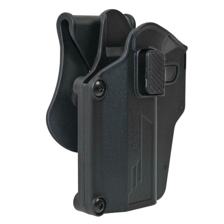 Amomax Per-Fit Universal Holster Black Left Handed 