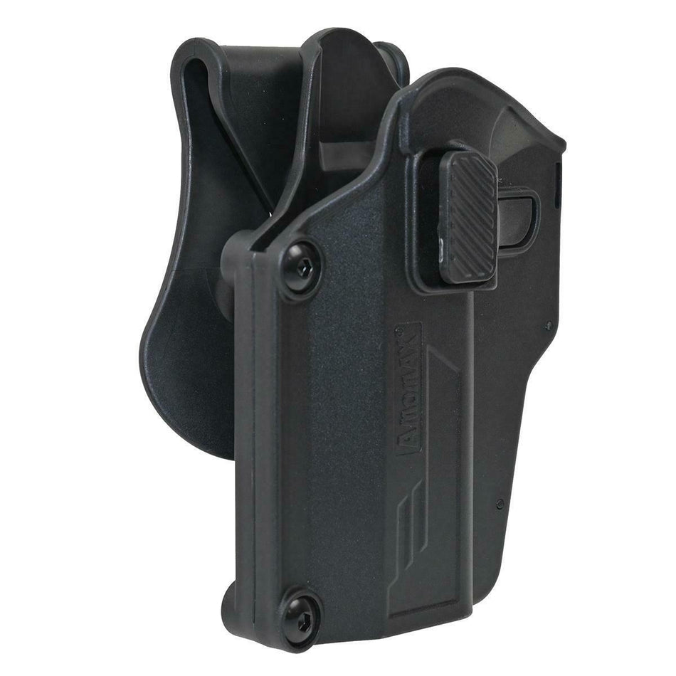 Amomax Per-Fit Universal Holster Black Left Handed 