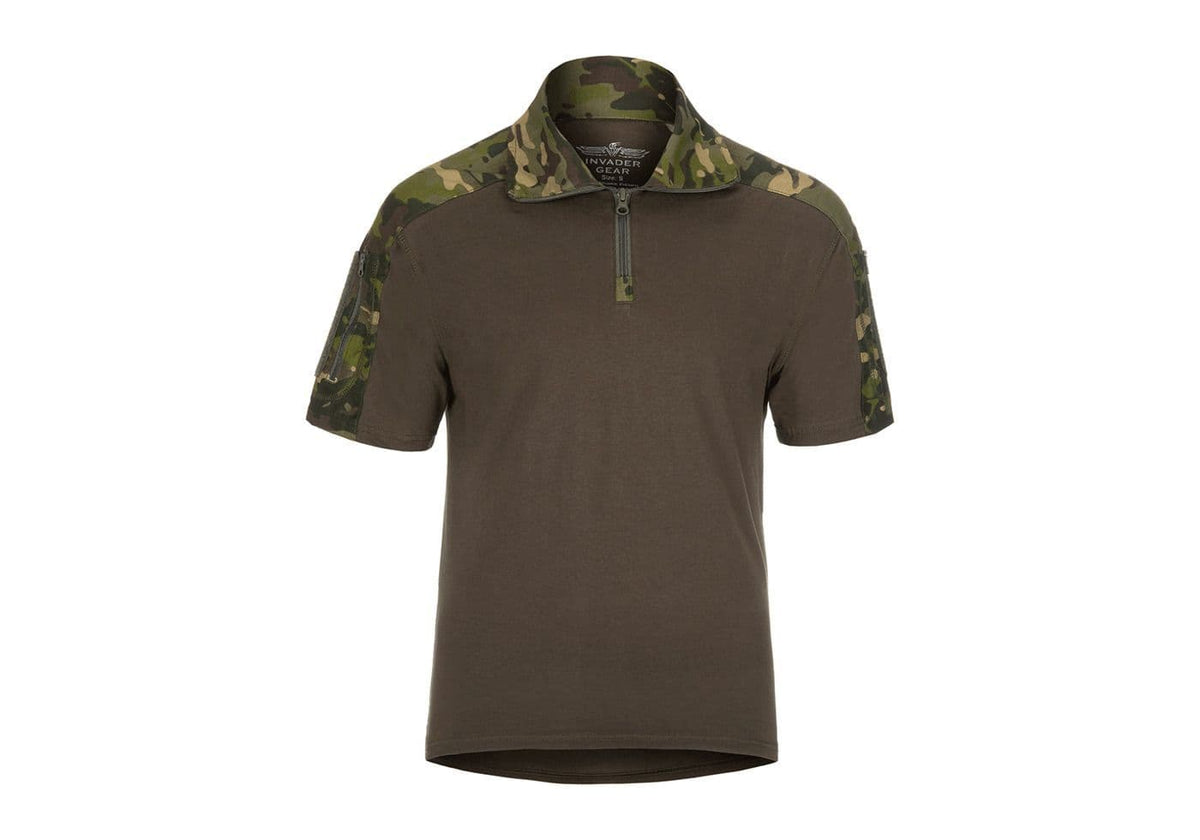 Short Sleeved UBACS Shirt Woodland Camo