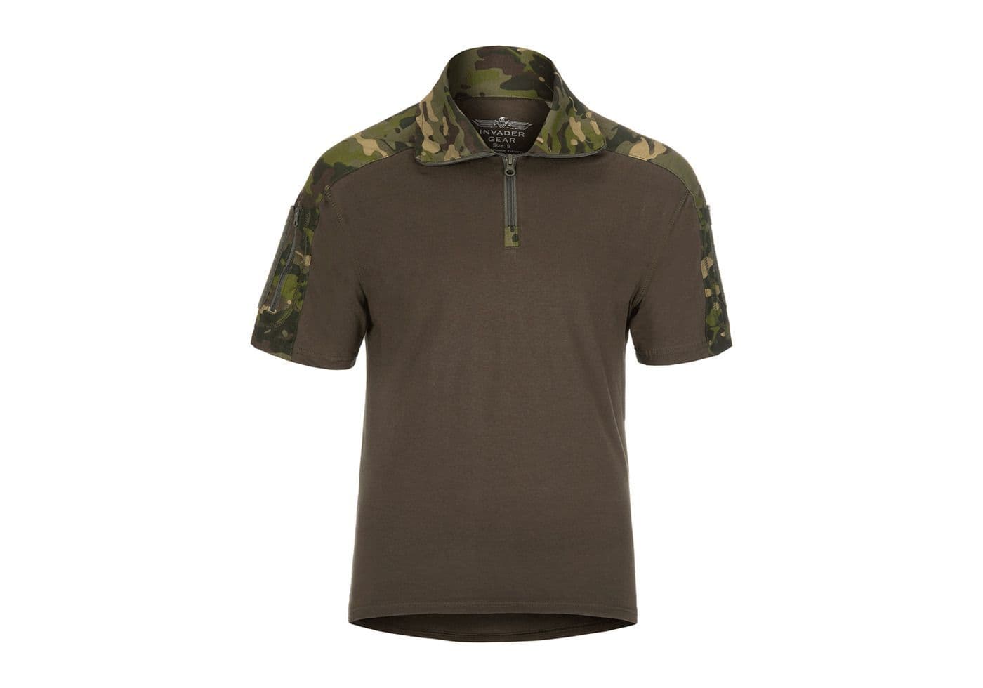 Short Sleeved UBACS Shirt Woodland Camo
