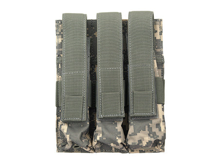 8 Fields Triple Airsoft Magazine Pouch For MP5 Mags Molle