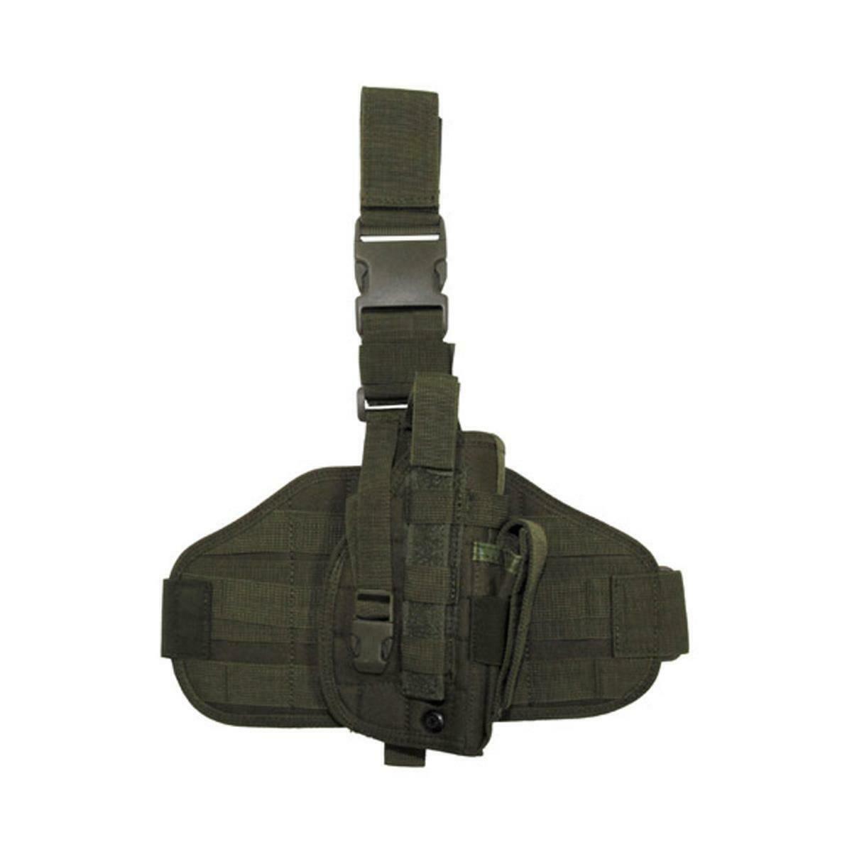 MFH Airsoft Leg Holster with Molle Platform Green