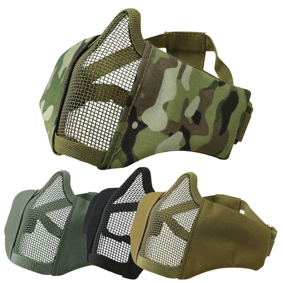 Kombat V7 Comfort Fit Recon Mesh Airsoft Face Mesh Mask