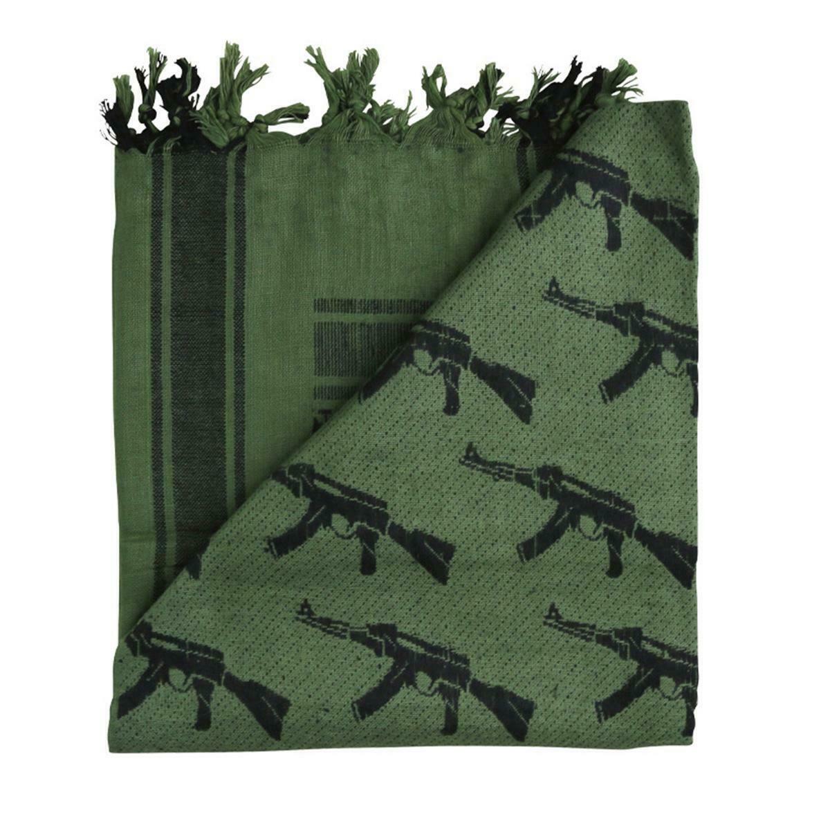 Kombat Shemagh With Rifle Logo