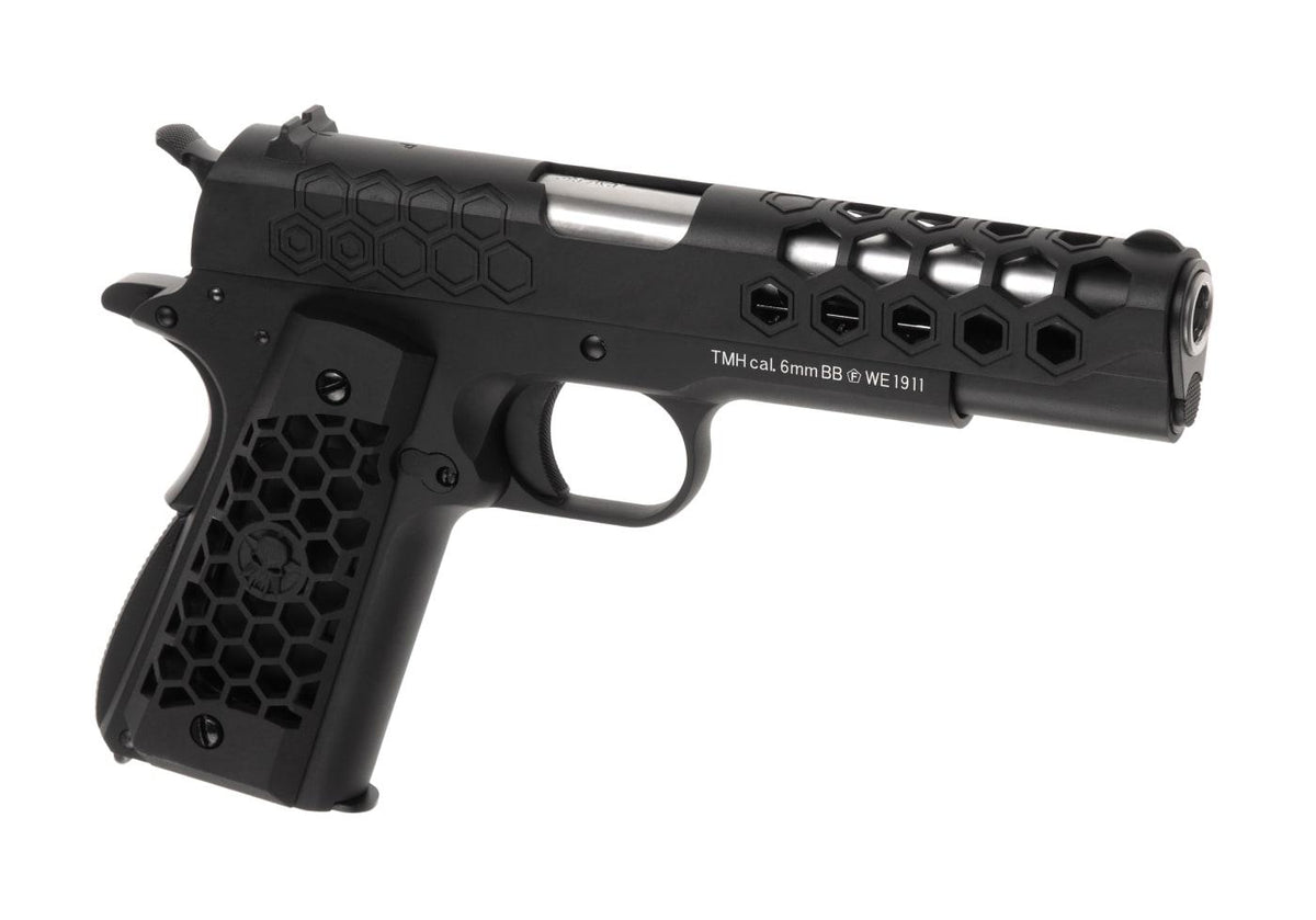 WE HEX 1911 Green Gas Pistol Black