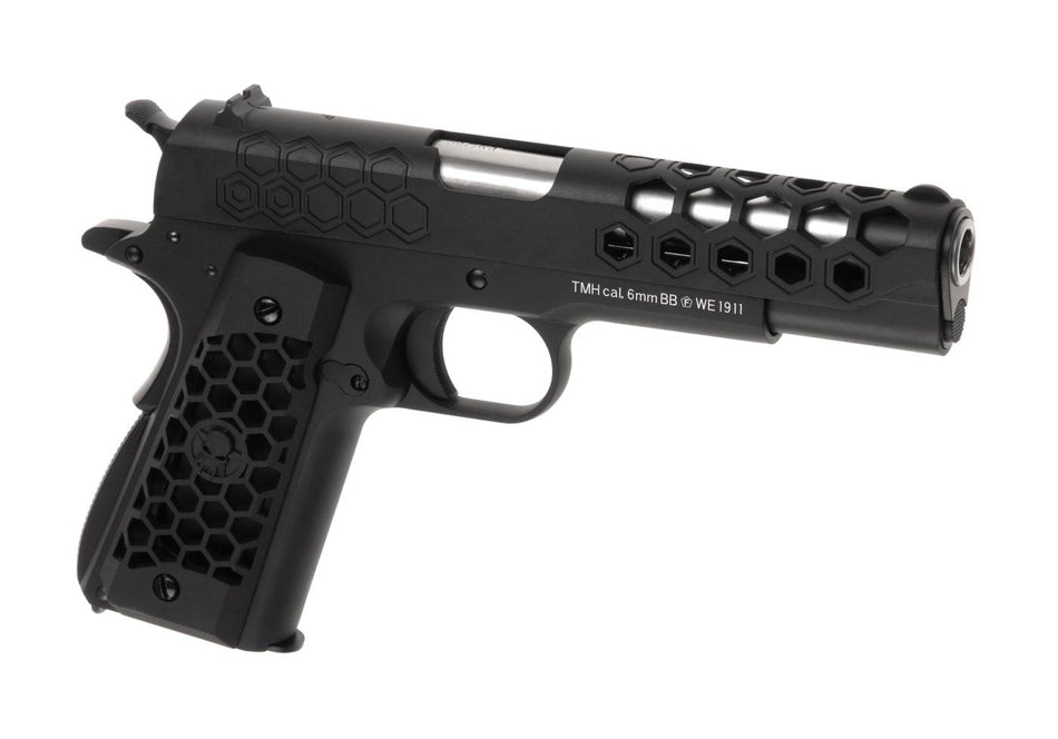 WE HEX 1911 Green Gas Pistol Black