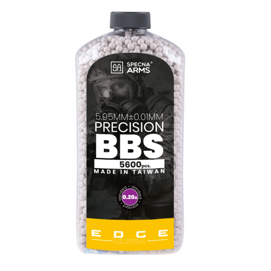 Specna Arms EDGE Ultra Airsoft BB’s Ammo Pellets 0.20g 5600 Bottle