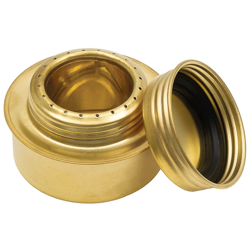 Fox Outdoors Camping Spirit Cooking Stove Pot Can Brass