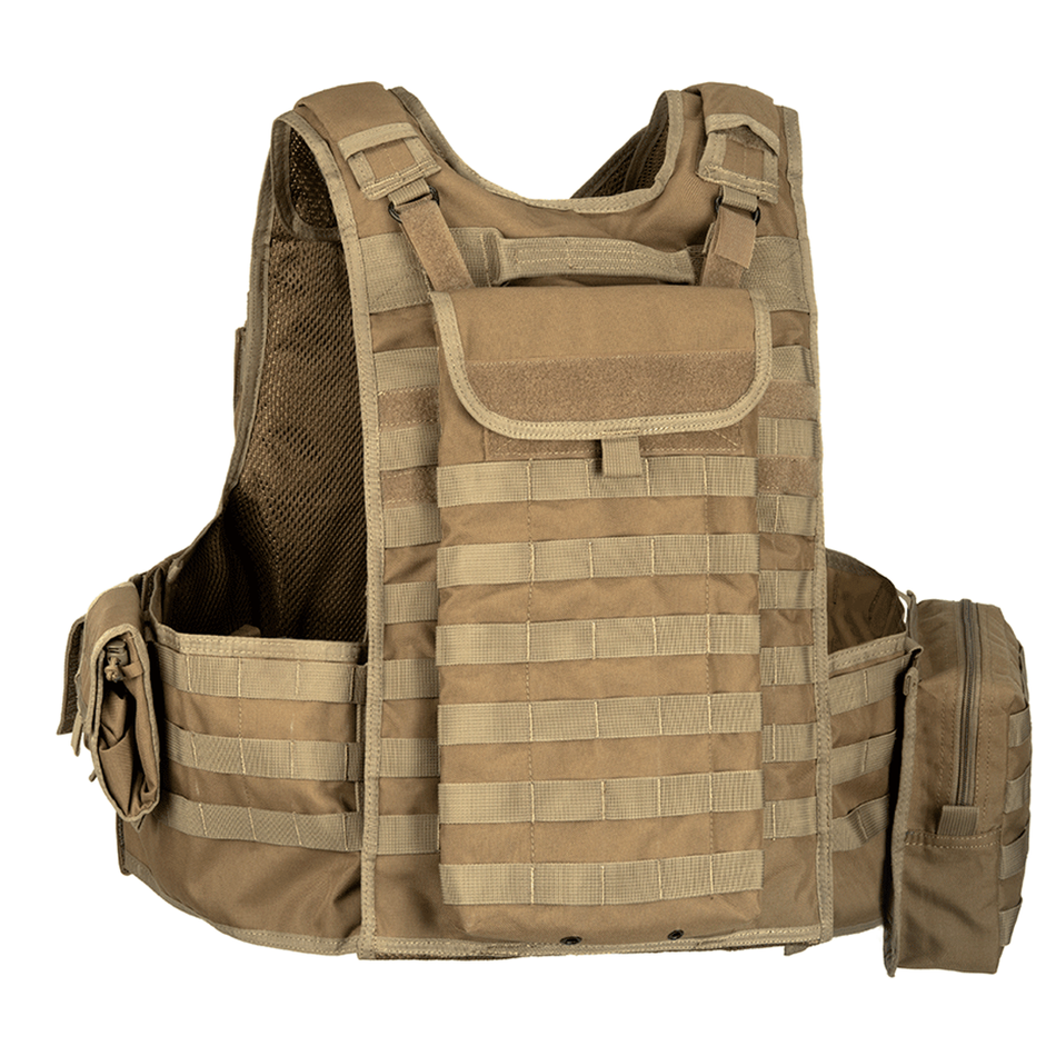 Invader Gear Mod Carrier Combo Molle Vest SAPI Coyote