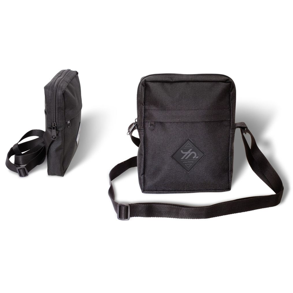 Quantum 4Street Pusher Fishing Grab Bag Black Shoulder Tackle Bag