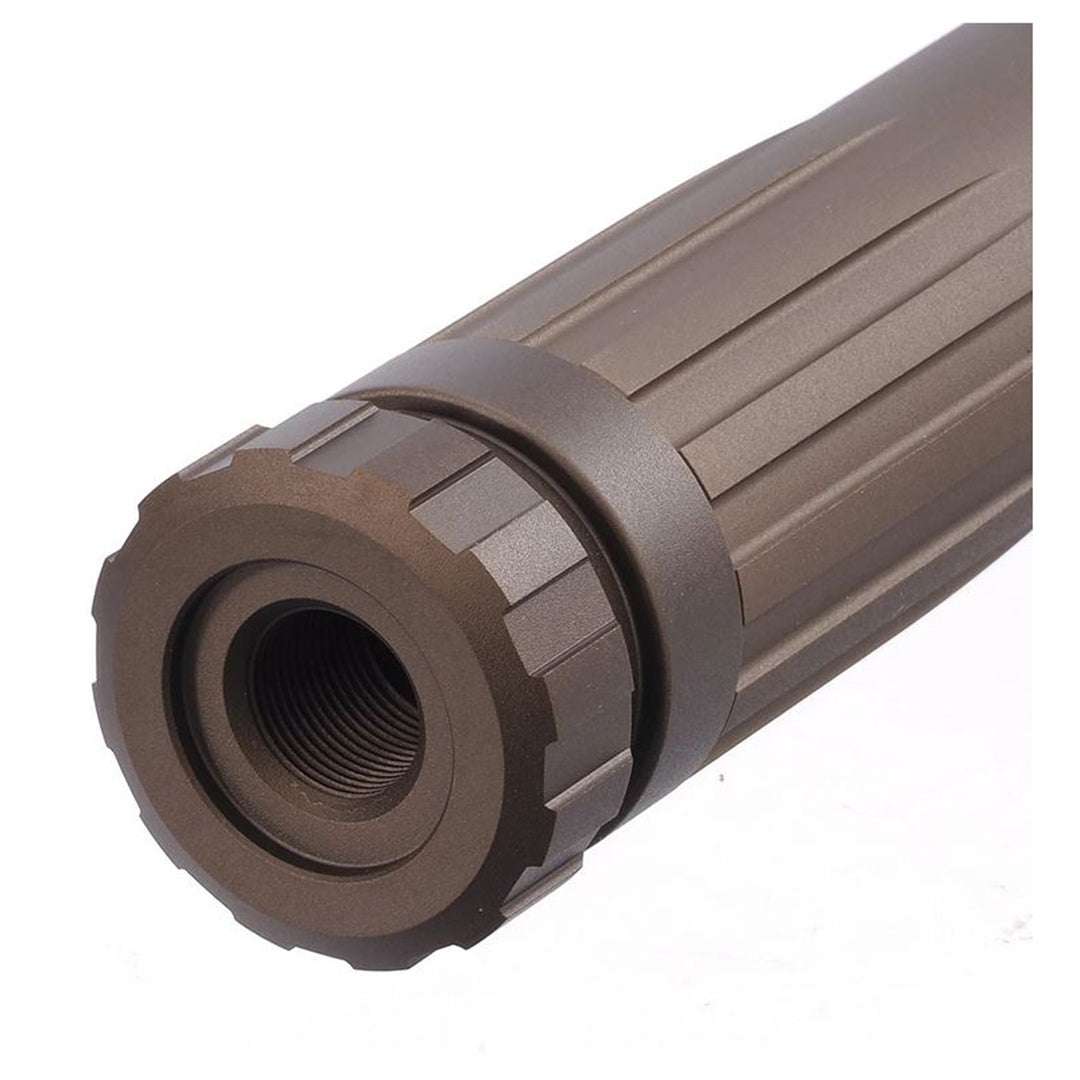 Action Army Airsoft AAP-01 Pistol Silencer 14mm CCW FDE