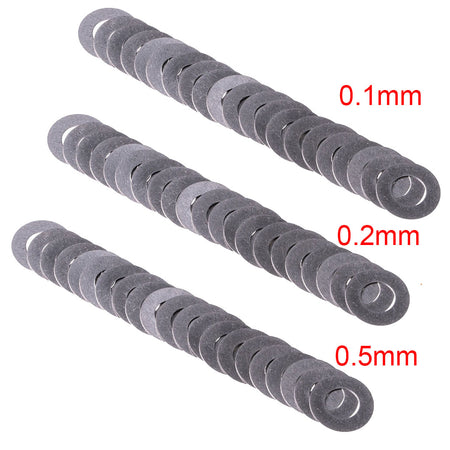 Retro Arms INOX Shims 0.1 /.2 / .5mm 20 Pack 3mm Axis Multi Pack
