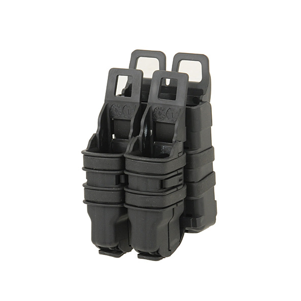 FMA Airsoft Polymer Fast Rifle & Pistol Combi Magazine Speed Pouch Black
