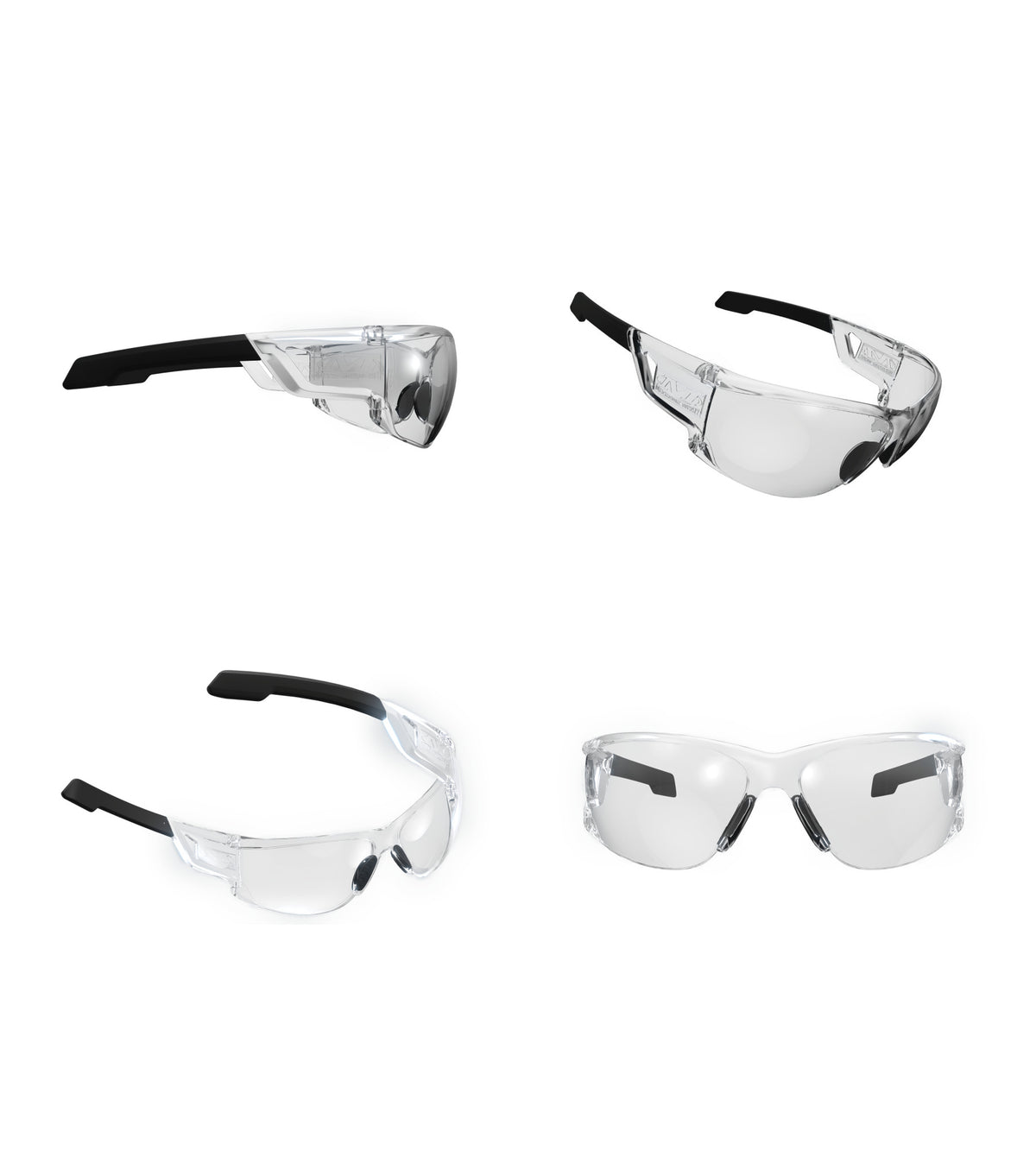 Mechanix Type-N Safety Glasses Clear Frame Clear Lens