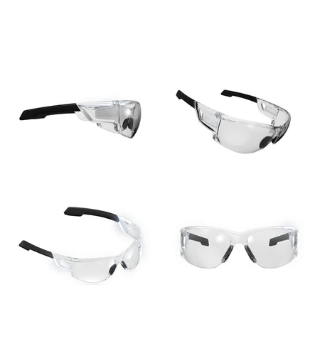 Mechanix Type-N Safety Glasses Clear Frame Clear Lens