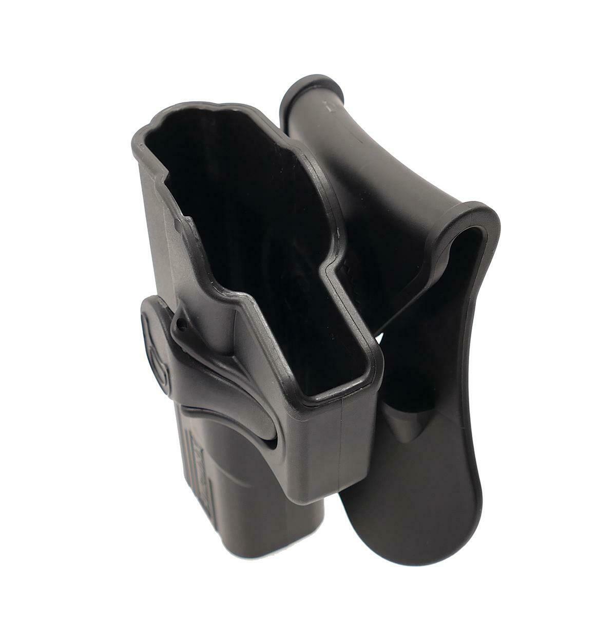 Amomax Retention Holster Glock 19/23/32 L/H Black 