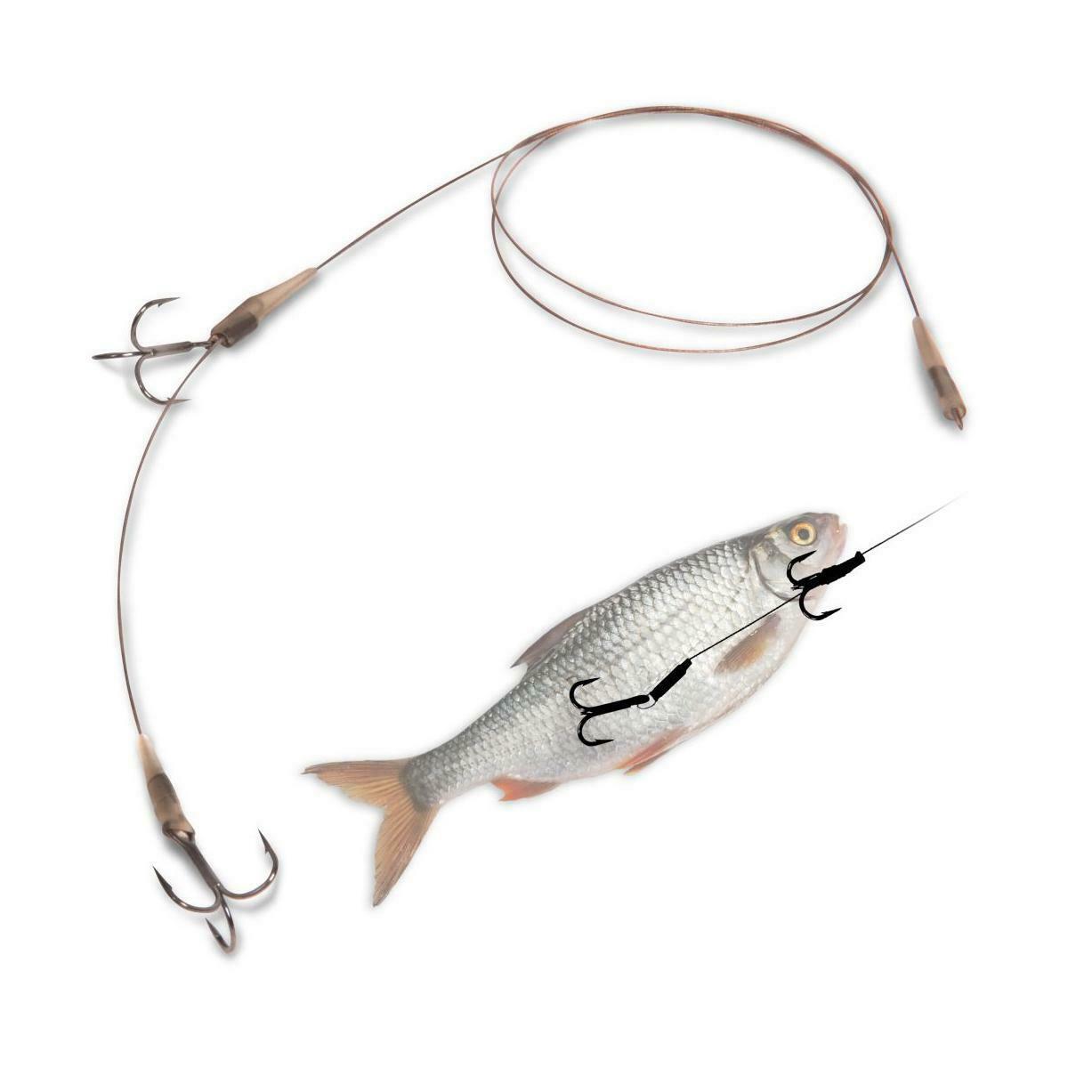 Quantum Mr. Pike Universal Leader #2 Hook 14 kg Fishing Ready Rig