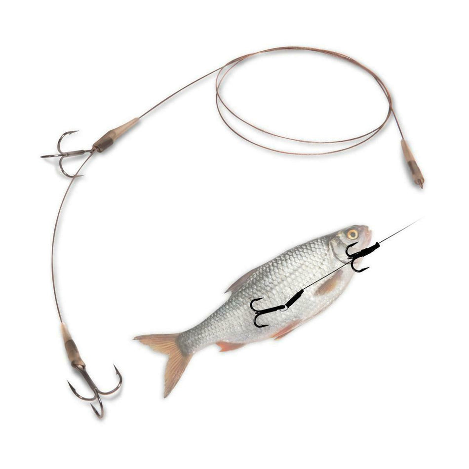 Quantum Mr. Pike Universal Leader #2 Hook 14 kg Fishing Ready Rig