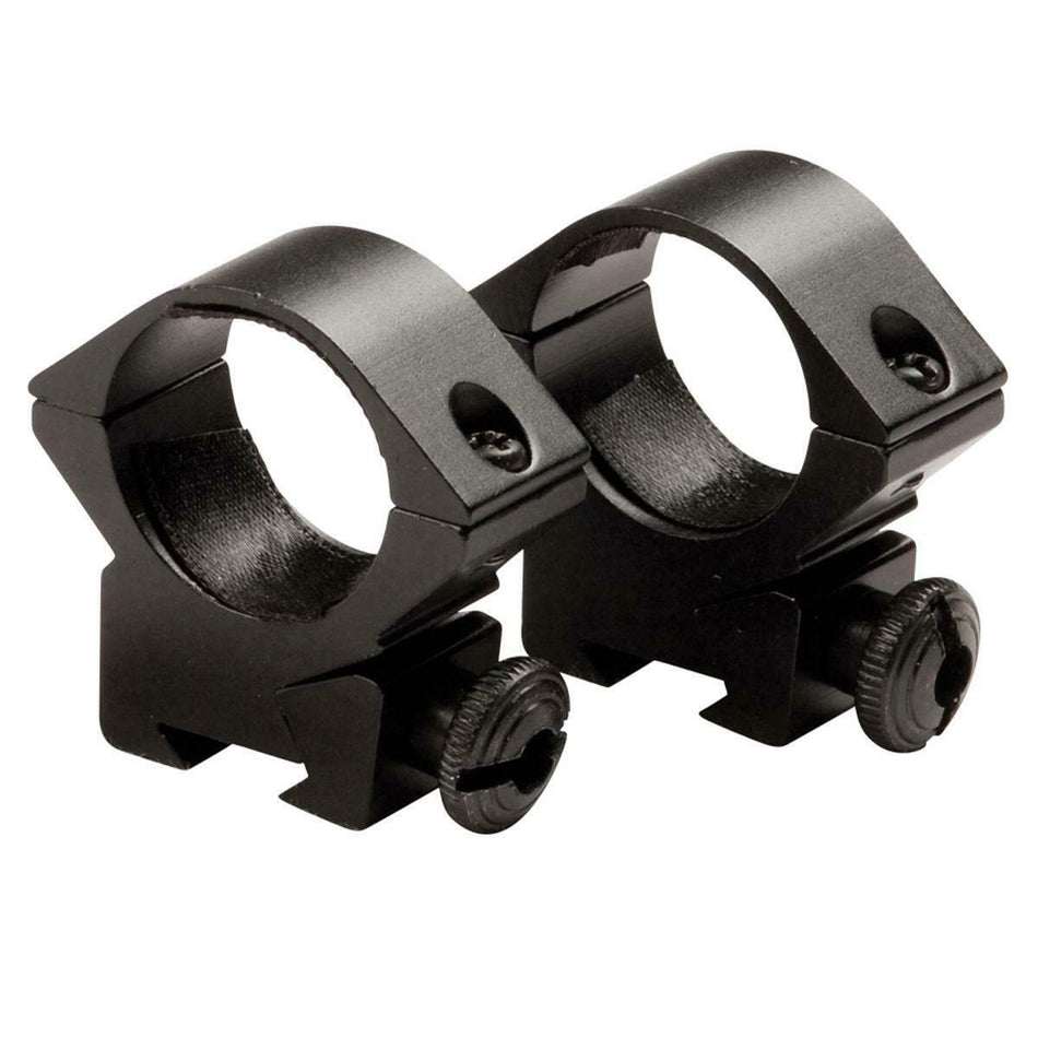 ASG Low Profile Rifle Scope Mounts Black 4x20x11mm 