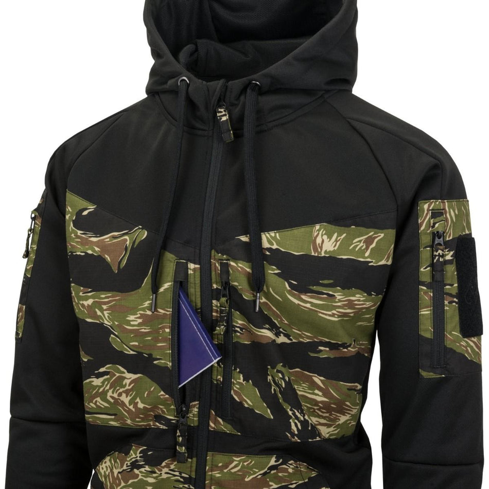 Helikon Rogue Hoodie Fullzip Black Tiger Stripe