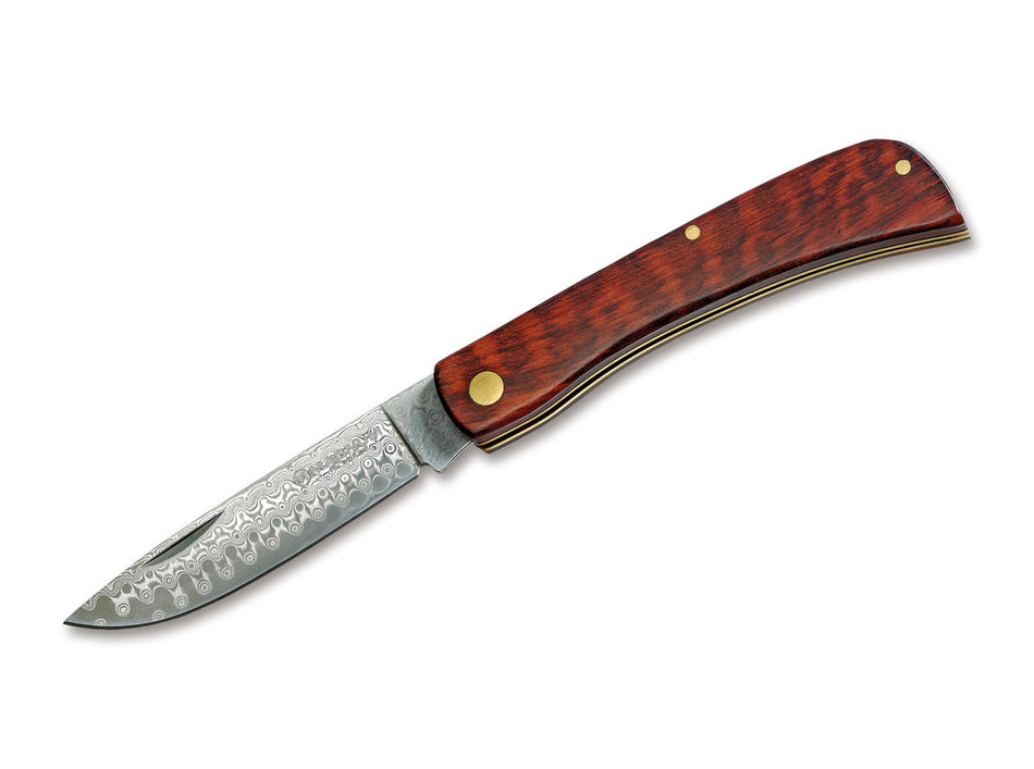 Boker Magnum Snake Rangebuster Damascus Pocket Knife