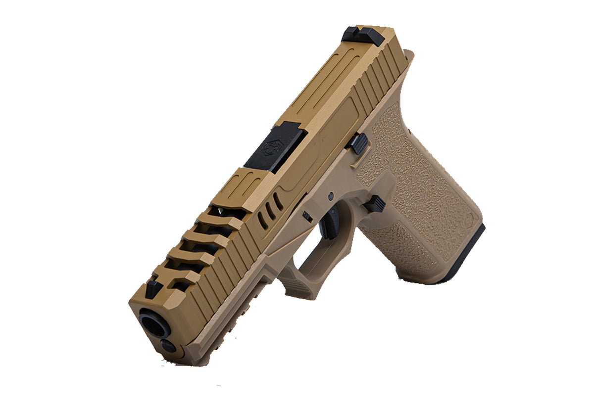 Cybergun Armorer Works Custom VX7 Airsoft Pistol Mod 2 Tan GBB