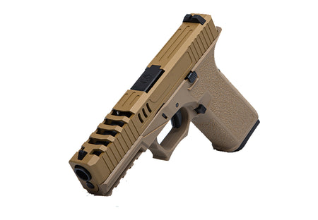 Cybergun Armorer Works Custom VX7 Airsoft Pistol Mod 2 Tan GBB