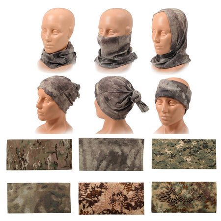 Emerson Camo Head Wrap Snood