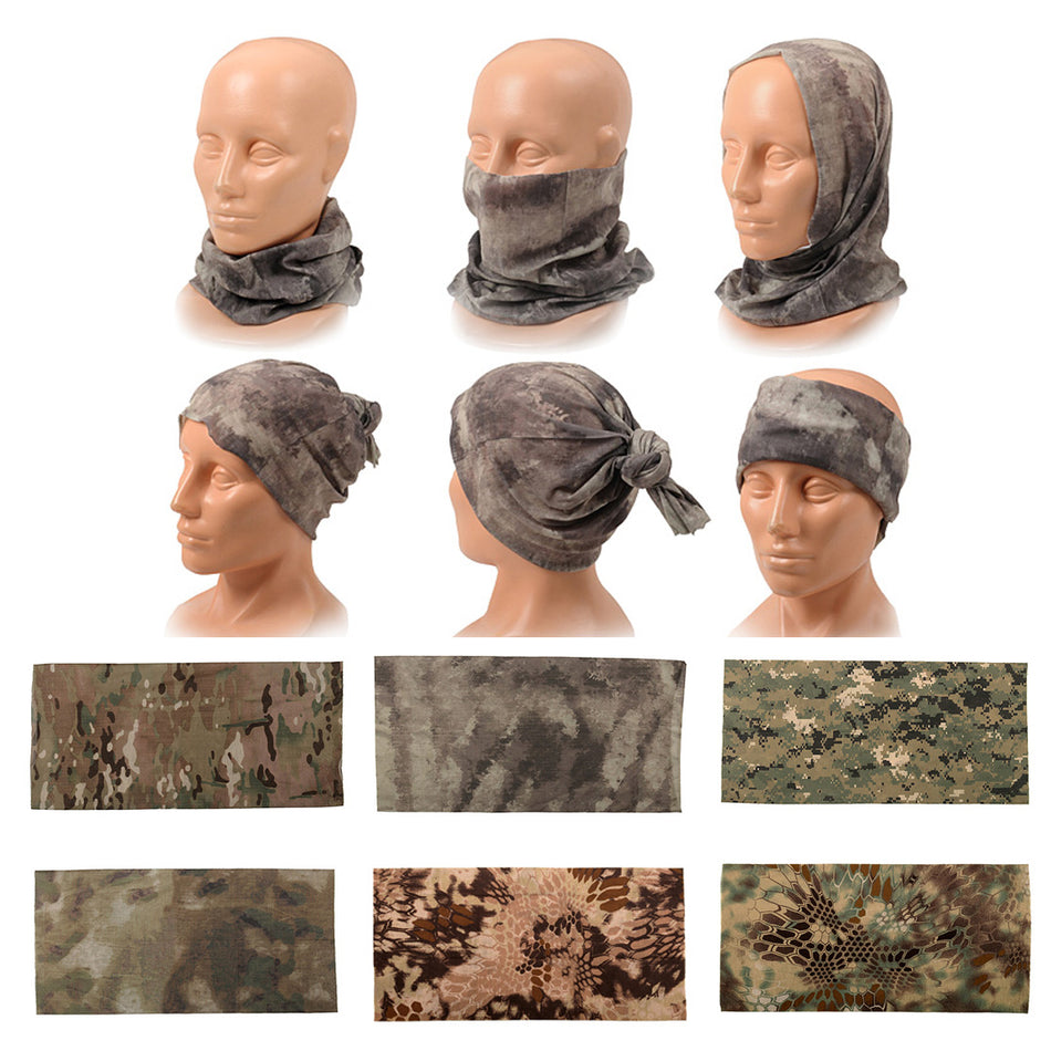 Emerson Camo Head Wrap Snood