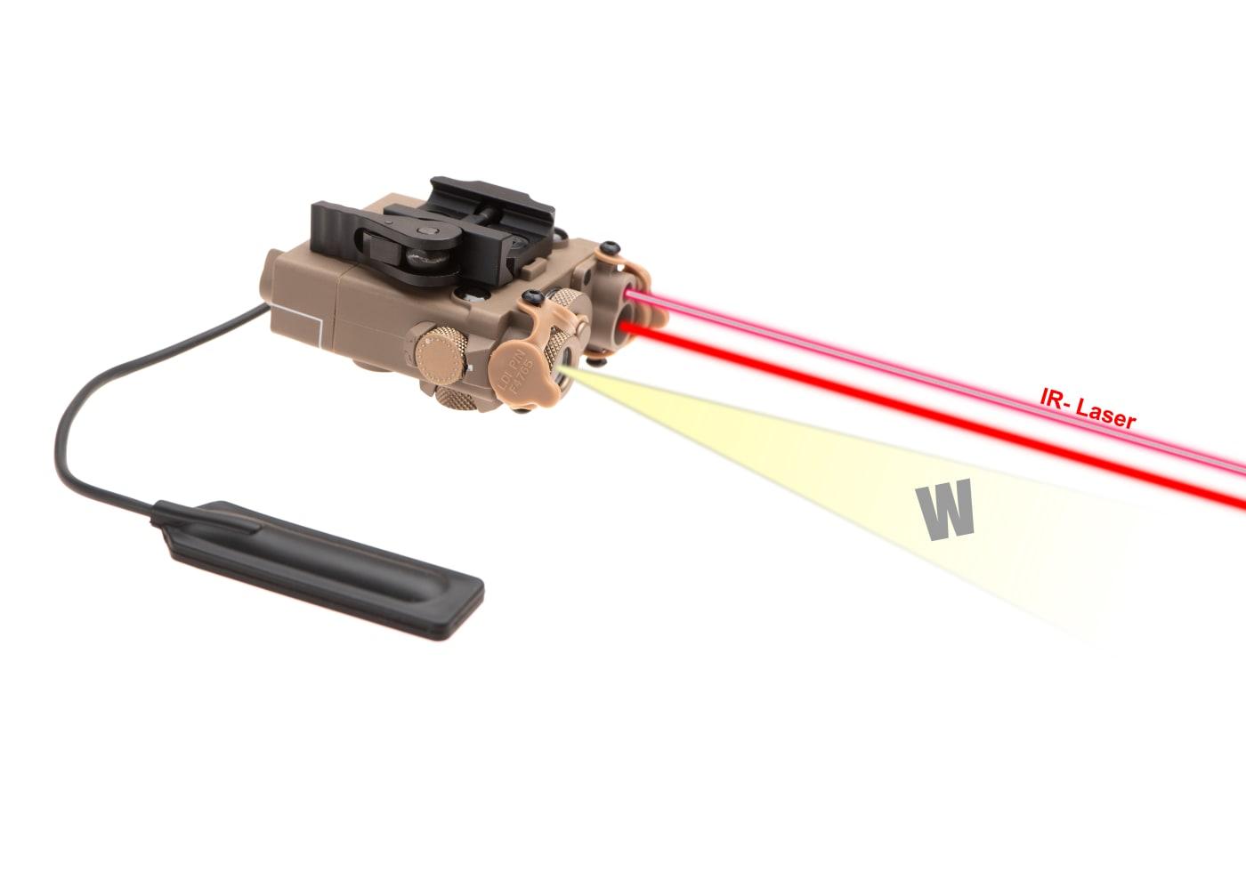 WADSN DBAL-A2 Flashlight Illuminator / Laser Module Red + IR