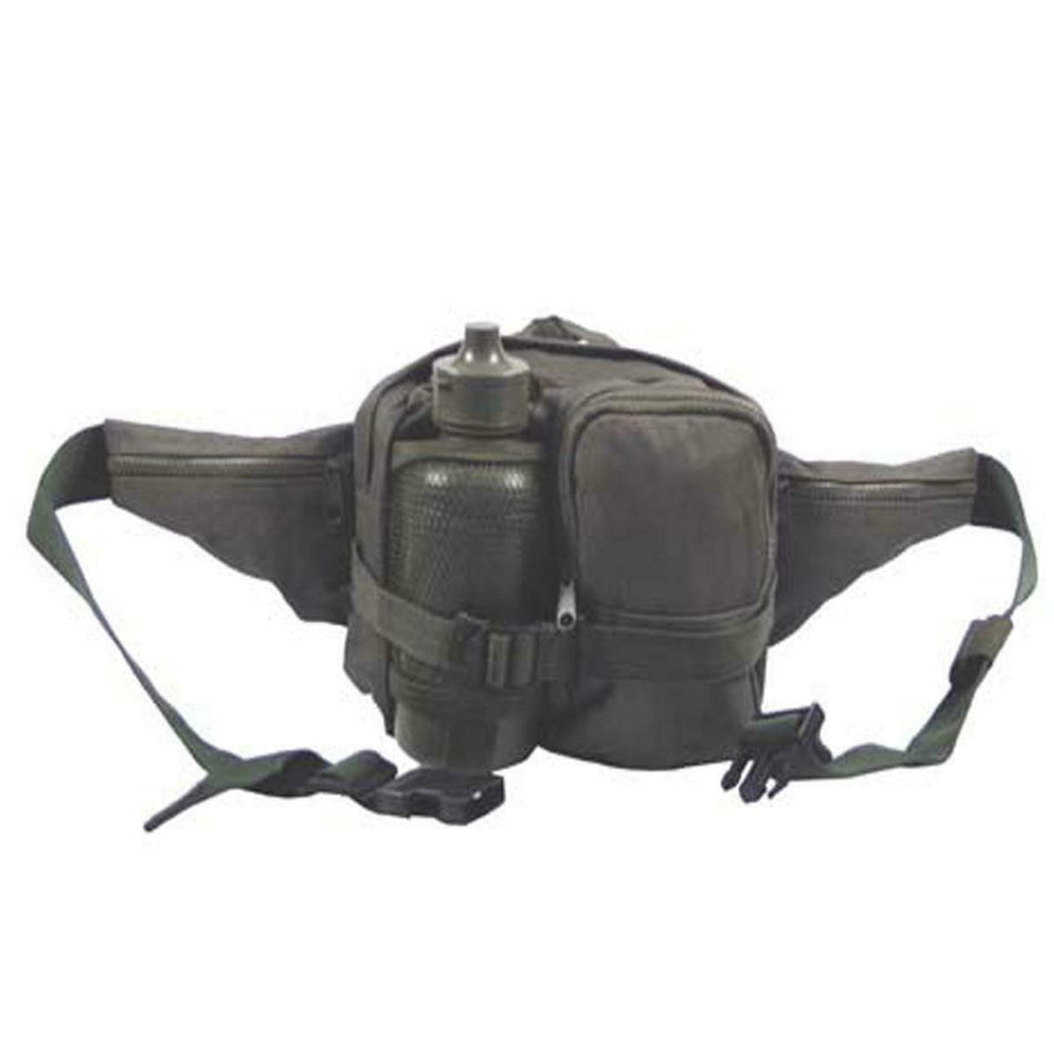 MFH Waist Bag with Water Bottle Green