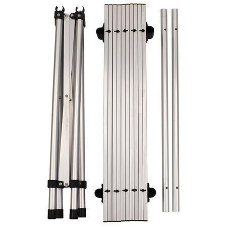 MFH Camping Roll Up Table Aluminium Foldable Frame