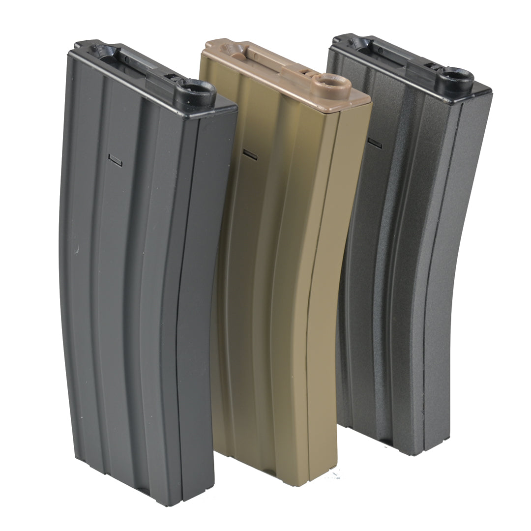 E&C Airsoft Magazine M-Series Metal Hi-Cap 300rd
