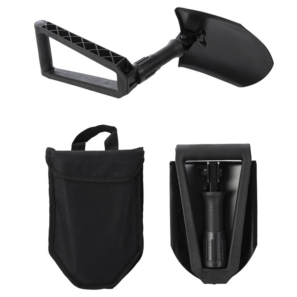 Mil-Tec Gen III US Army Style Folding Shovel With Pouch Black