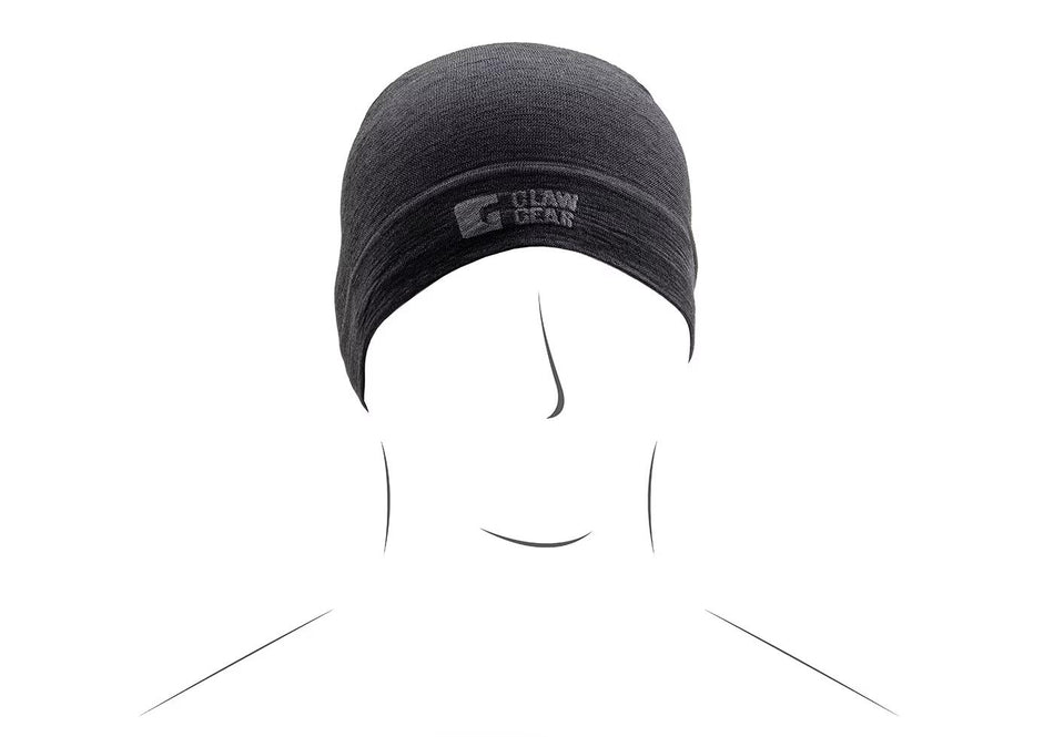 Claw Gear Merino Seamless Beanie Docker Hat Black