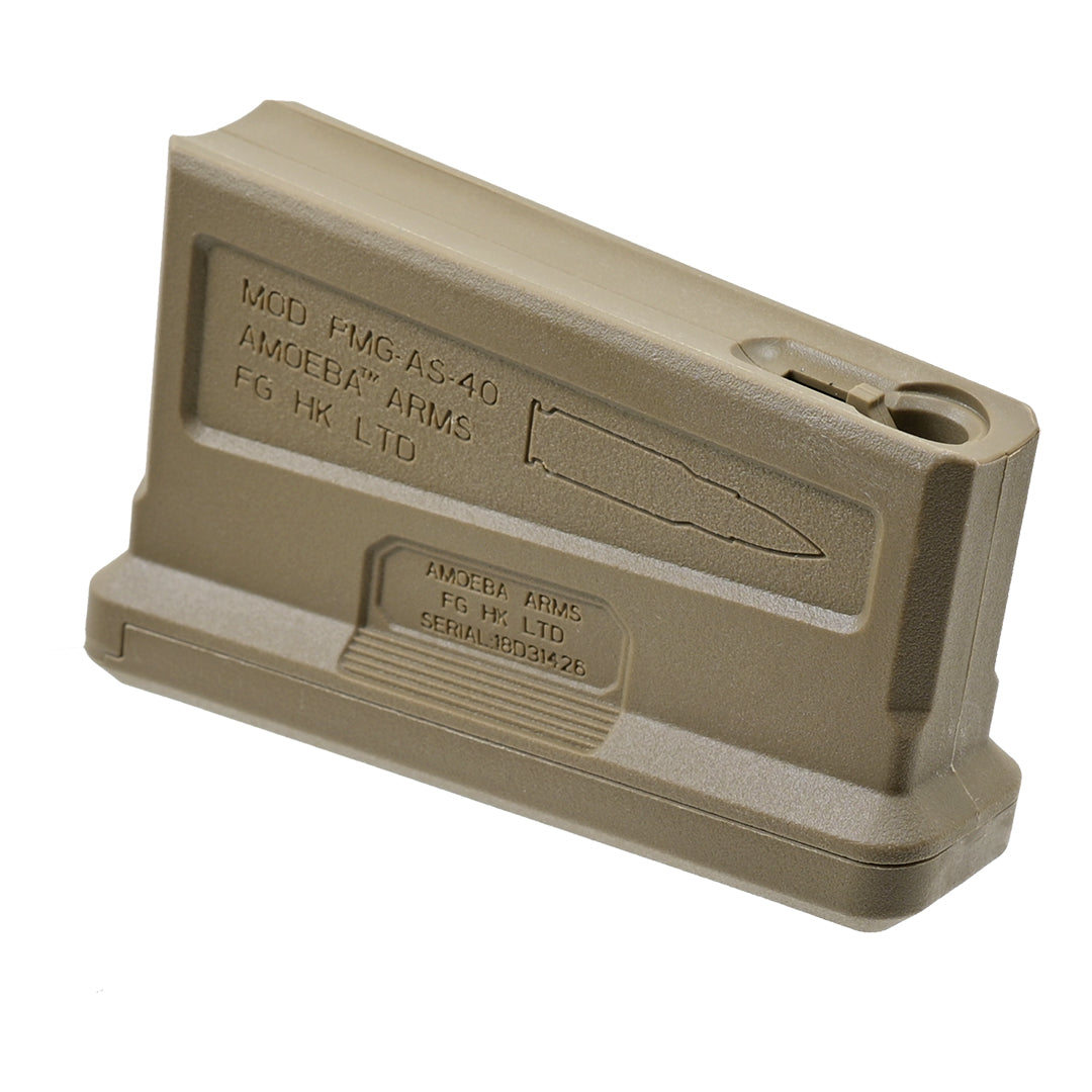 Ares Amoeba Striker Sniper Magazine 45Rd Mini Version Dark Earth