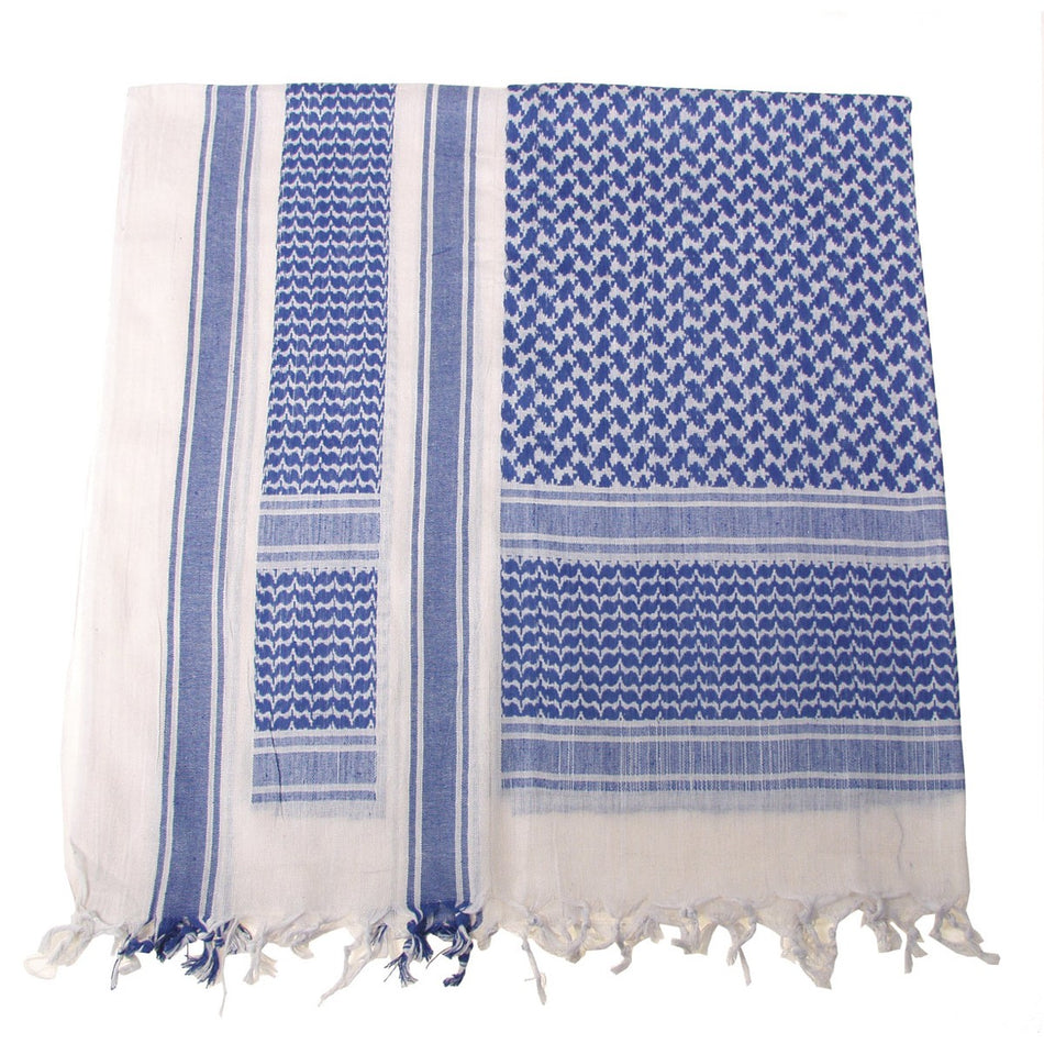 MFH Classic Shemagh Scarf Blue / White
