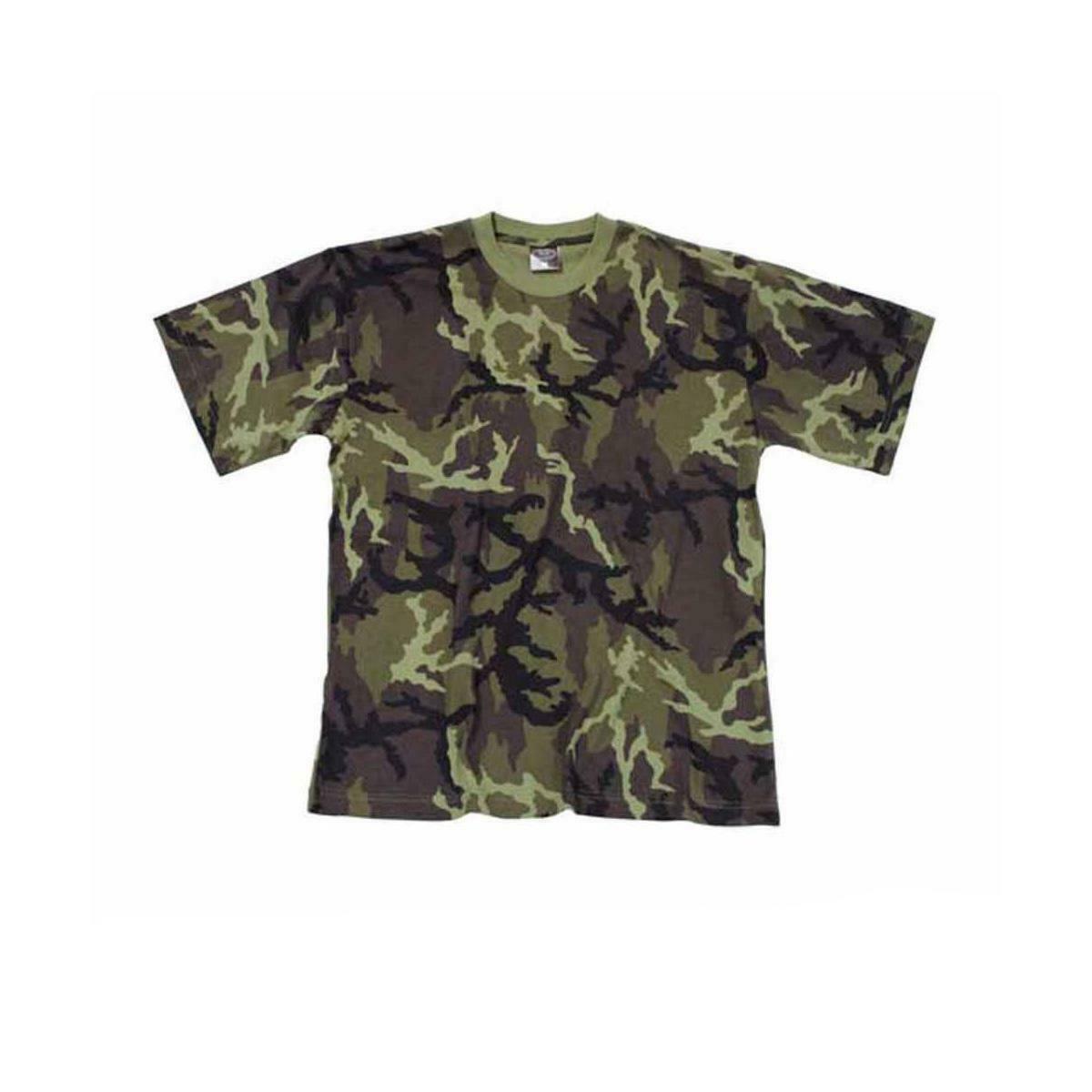 MFH Army Style T-Shirt Czech Camo M95 