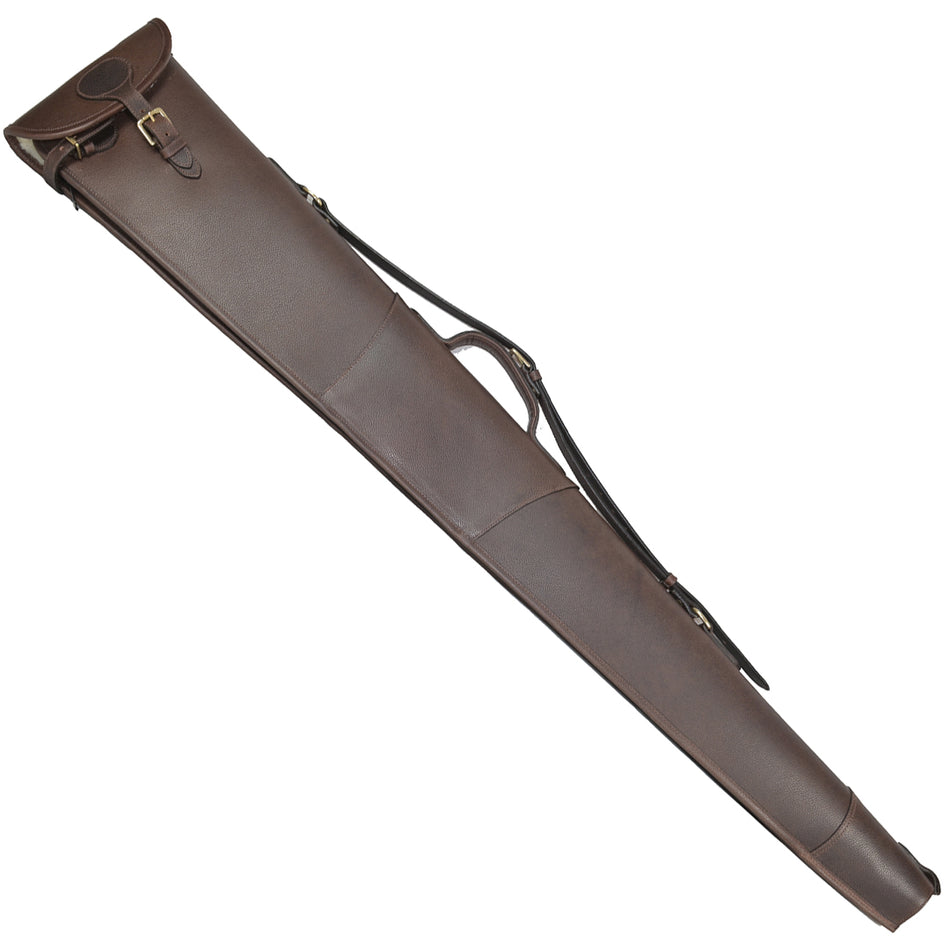 GMK Wickham Leather Shotgun Carry Case Slip Brown 50"
