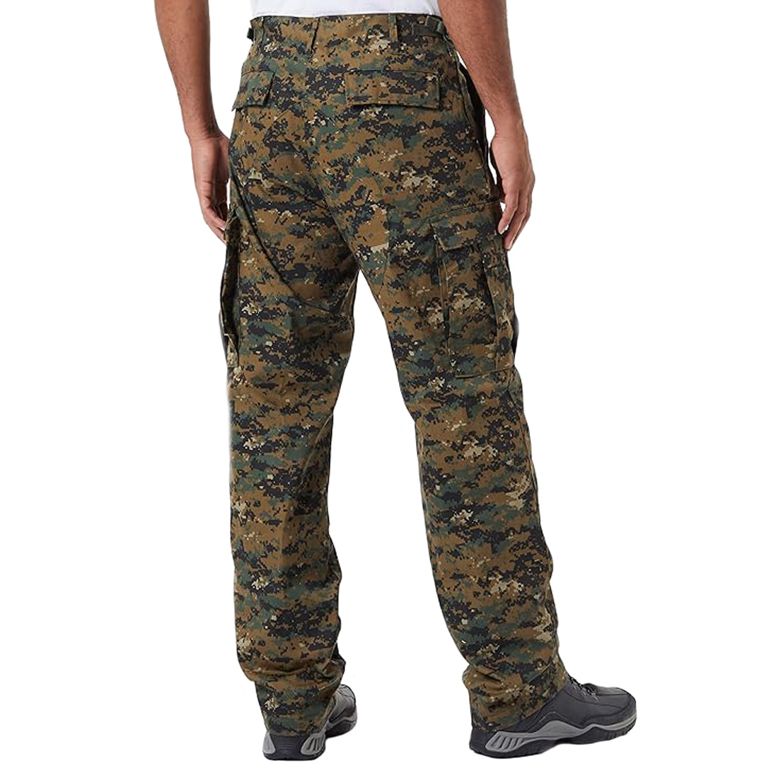 Mil-Tec Ranger Cargo Pant Trousers US Woodland Camo Marpat