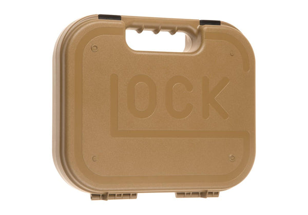 Glock Official Plastic Pistol Carry Case With Cleaning Rod Tan